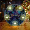 Diamond Painting LED Night Light Drawing Seat Decorative Bedside Lamp