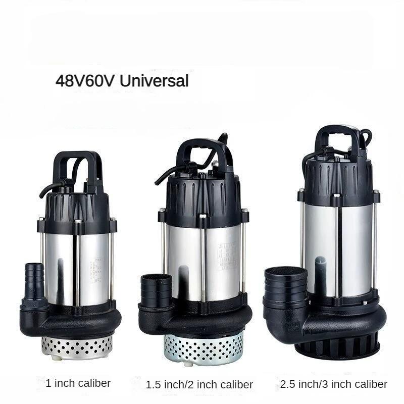 Bomba Submersível Solar CC sem Escovas de Ímã Permanente Bomba Doméstica a Bateria Alta Vazão Irrigação Bomba Agrícola