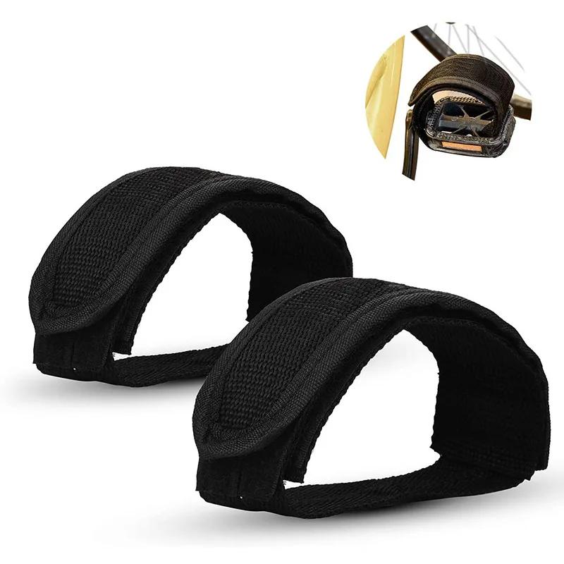 

1 Pair Bicycle Pedal Straps Adjustable Nylon Toe Clips for Road MTB Fixed Gear Bike Foot Security Retainers Cycling Accessories