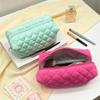 Plush Travel Toiletry Bag With Zipper For Women Storage Organizer