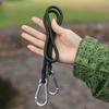 Bungee Cords with Carabiner Outdoor Heavy Duty Bungee Cords Strong Elastic Rope Lashing Luggage Tie Elastic Strap