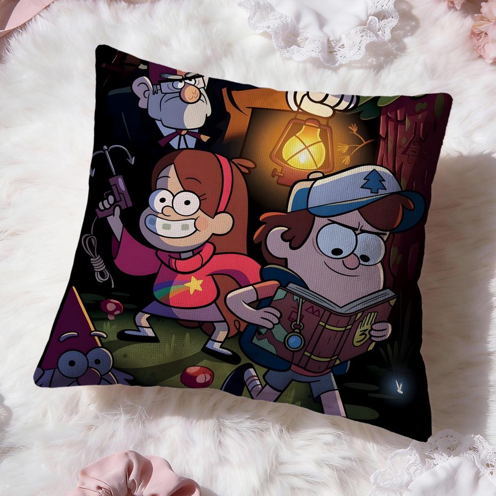 g-gravity falls Cushion Cover Premium Comfort Reversible Pillow Cove -Two in One Design for Any Room & Car Interior