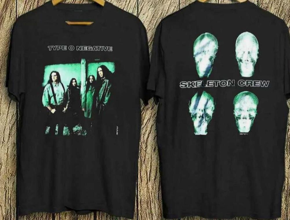 Type O Negative 1999 T-shirt Black Double Sided Shirt Gift Family