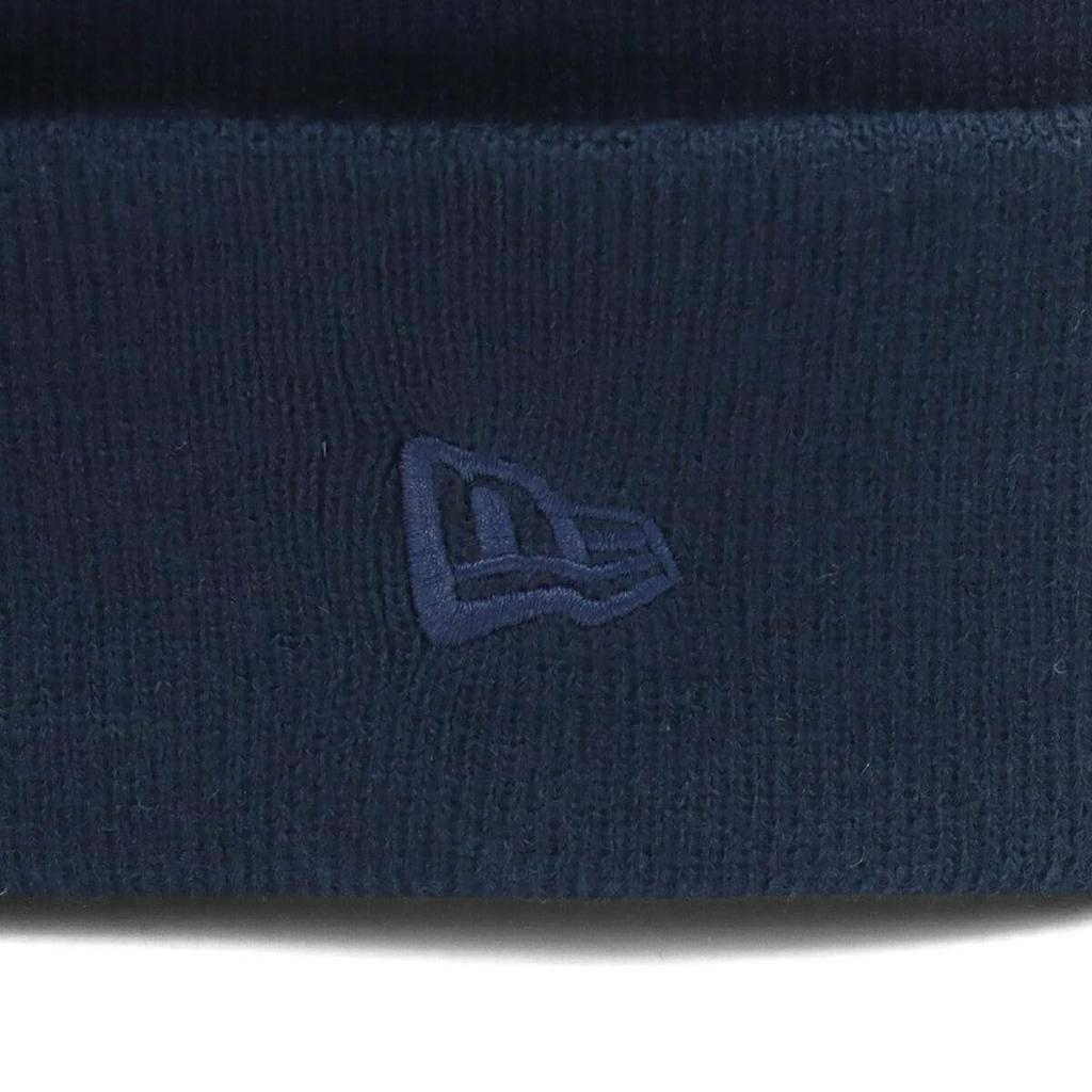 New Era MLB ONSPOTZ Exclusive NY Navy Basic Cuff Knit Cap with Tonal New York Yankees Logo,