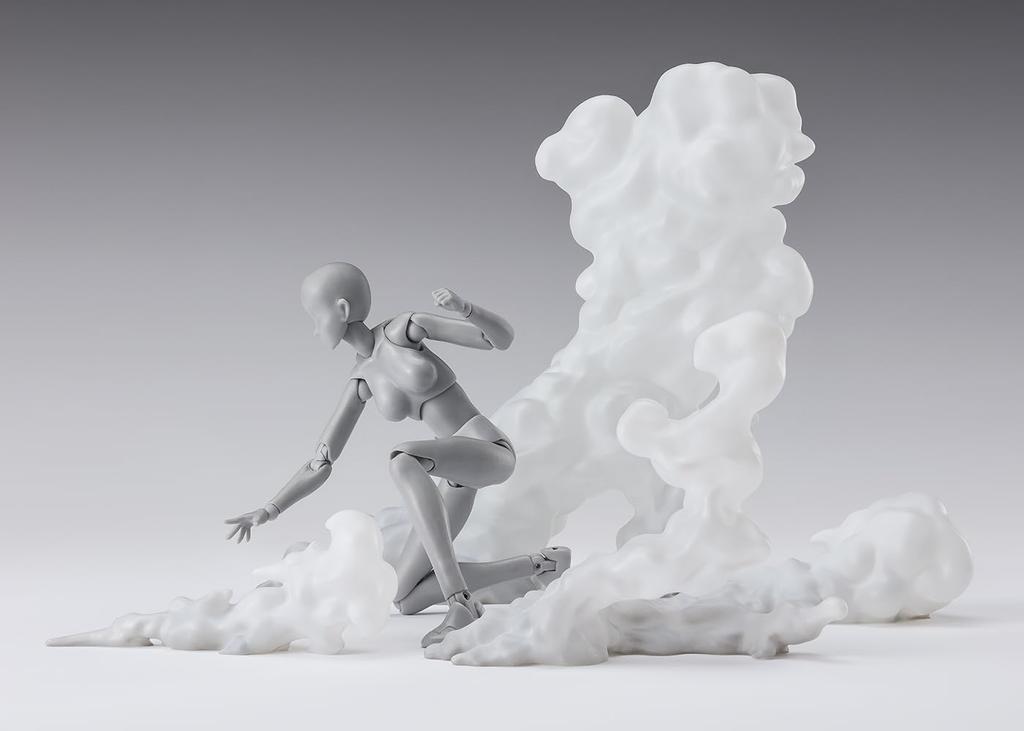 TAMASHII NATIONS Soul EFFECT SMOKE White for 135mm Effect Parts for Figures Ver. S.H.Figuarts Approx. PVC&ABS