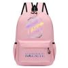 60123-8 Mochila Unissex para Meninos e Meninas KATSEYE Estampada Mochila de Estudante Escolar Impermeável Leve