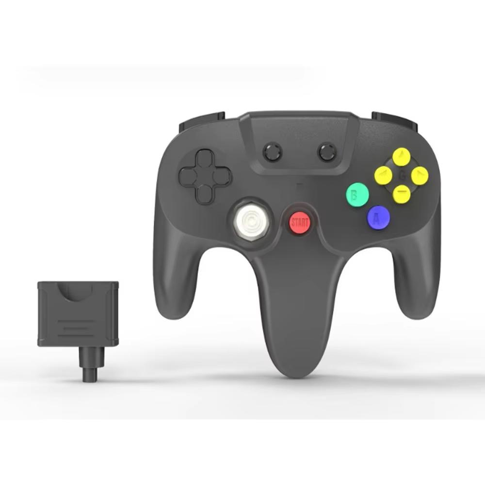 For N64 Gamepad Wireless N64 Controller with 2.4GHz Connection Compatible with All N64 Consoles