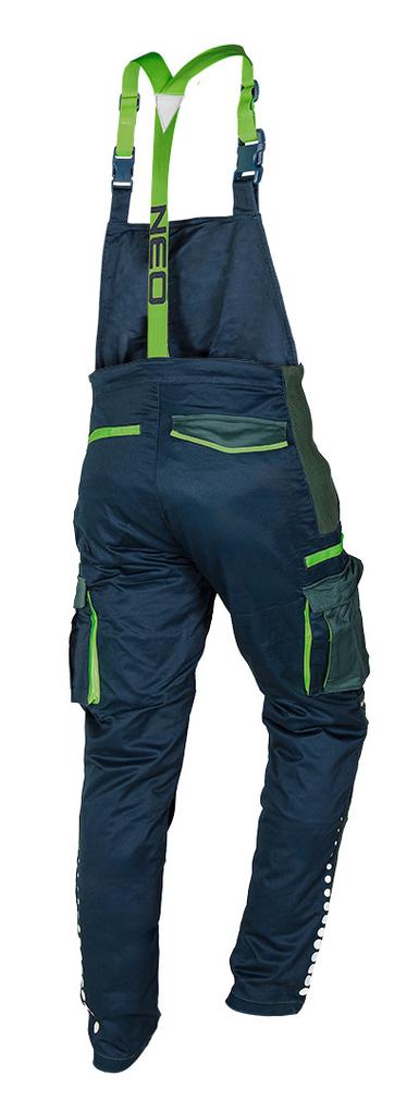 PREMIUM work dungarees, 62% cotton, 35% polyester, 3% elastane, size S