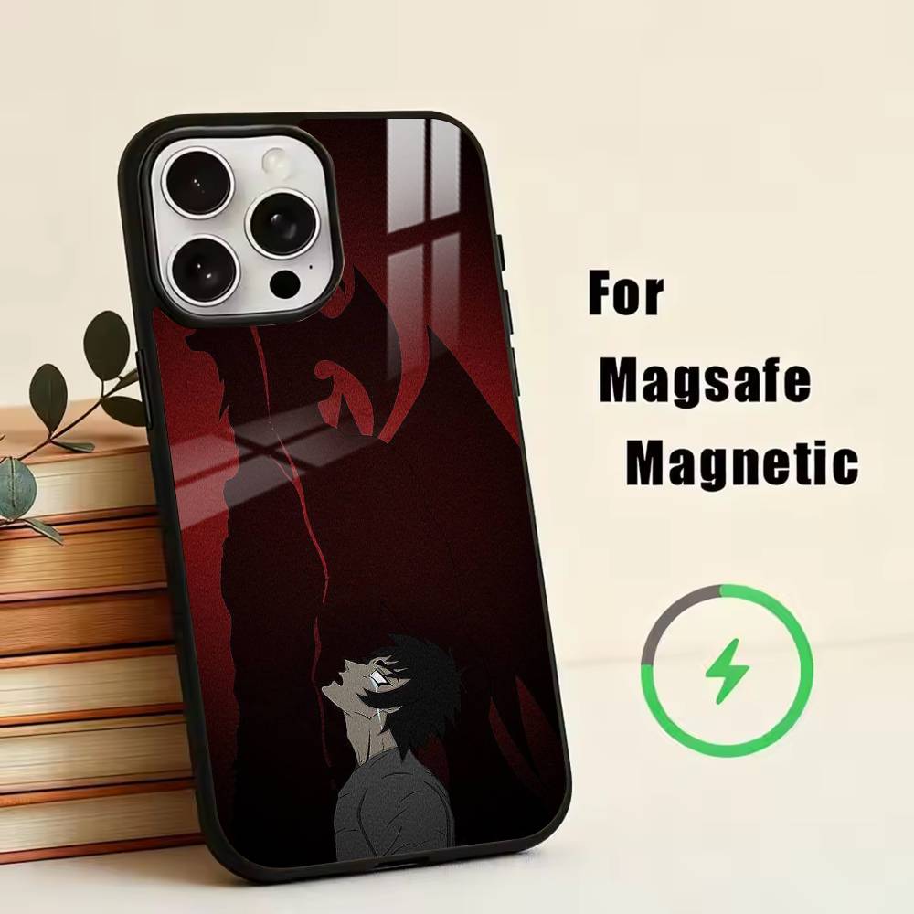 DC-Devilman C-Crybaby Phone Case For iPhone17,16,15,14,13,12,11 Plus,Pro Magnetic For Magsafe Wireless Charging