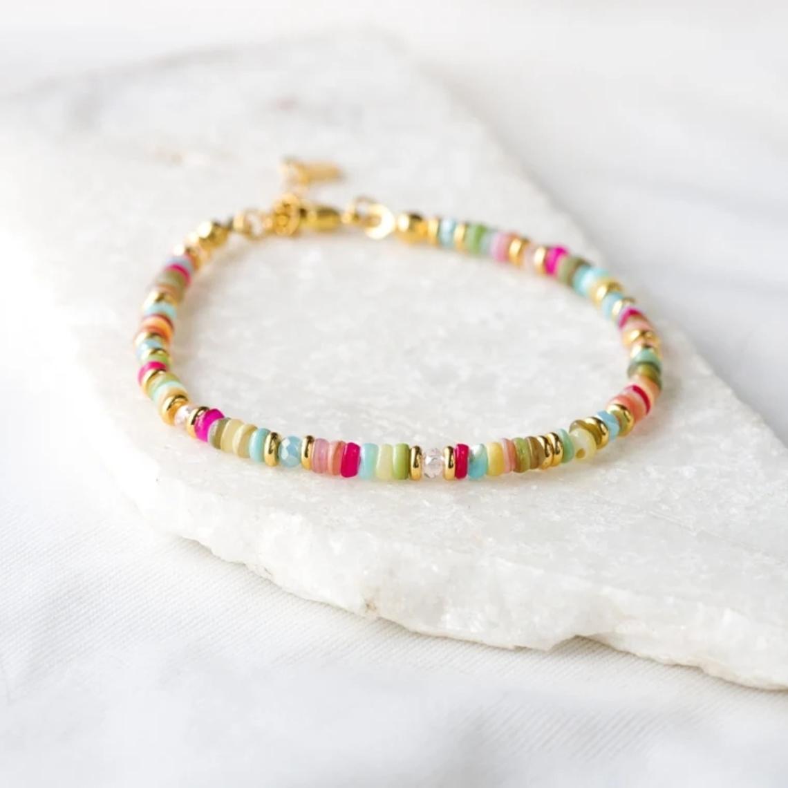 

KKBEAD Boho Bracelet Women Y2k Jewelry Bohemian Bracelets Gift Colorful Shell DIs Beads Summer Beach Pulseras Mujer