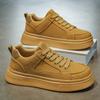 Neue Winter Retro Dicke Basisplatte Schuhe Schnürung Lässig Erhöhend Weichsohlige Schuhe