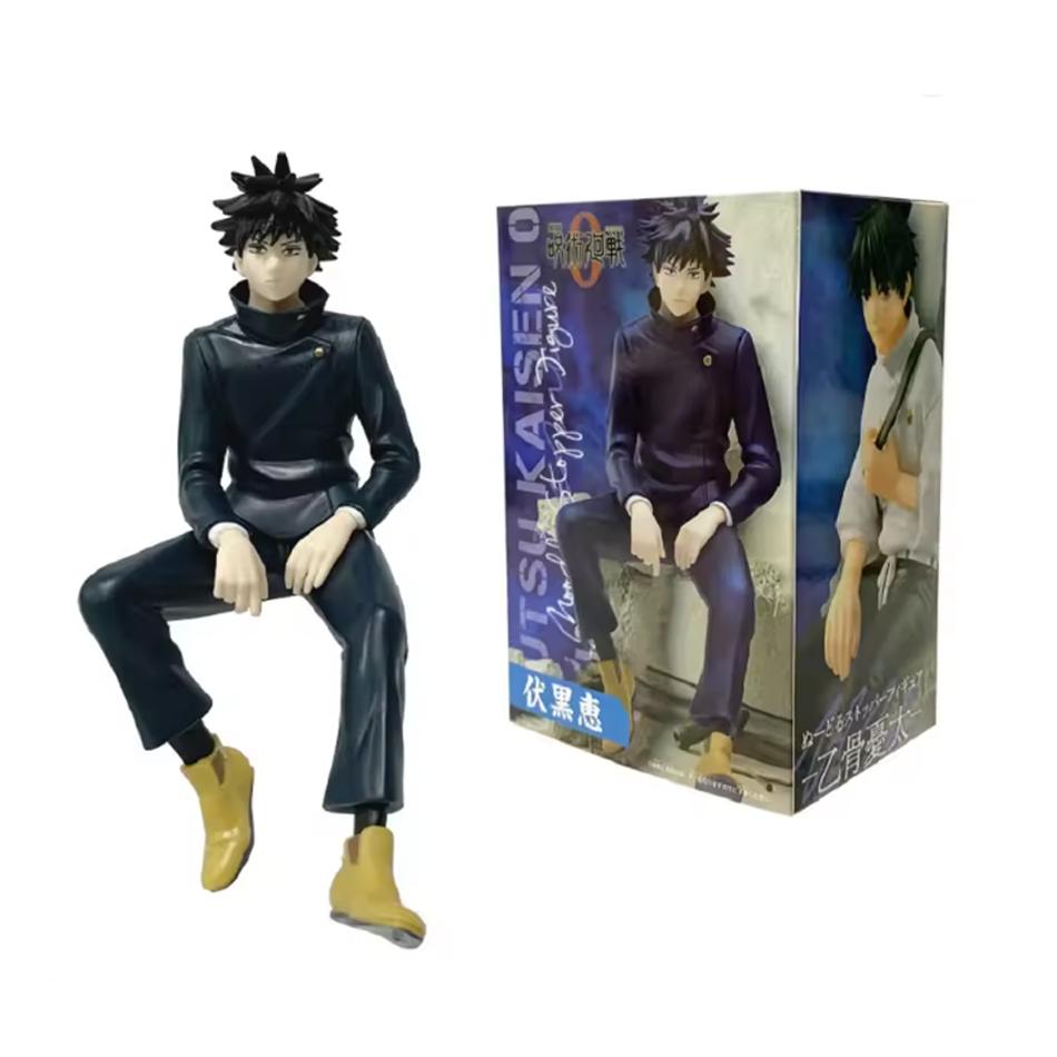 In Stock New Arrival Jujutsu Kaisen Figurines Satoru Gojo Suguru Geto Sitting Pose PVC Collectible Models Perfect Gifts for Boys