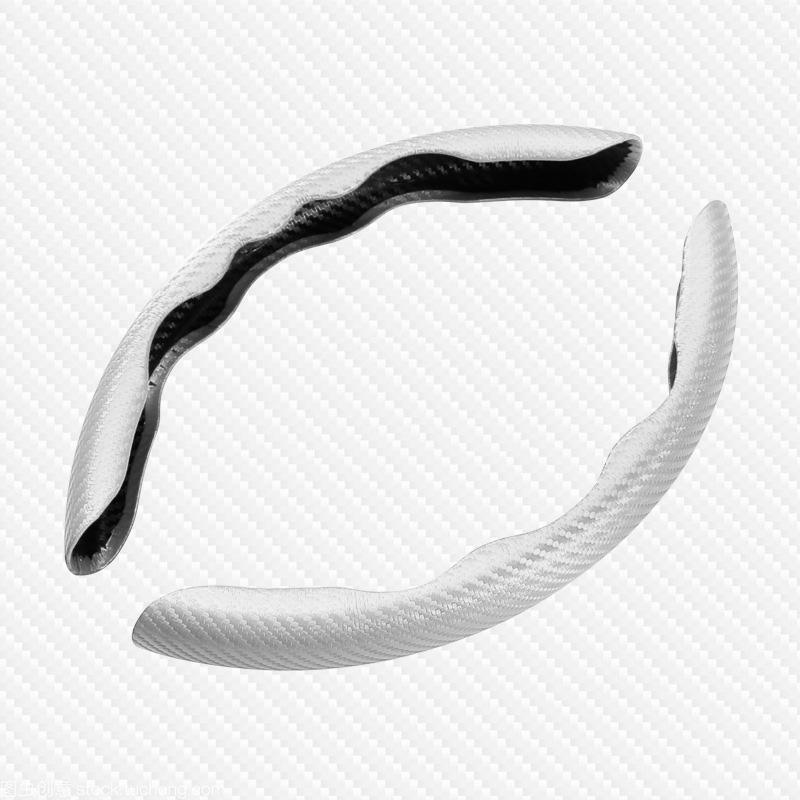 

1 пара автомобильных чехлов на руль из углеродного волокна, нескользящий спортивный ультратонкий чехол для карт, летняя ручка, защитный чехол типа D