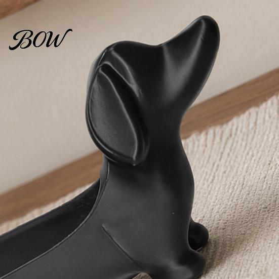 Entryway Table Clutter Organizer 3D Printed Dachshund Storage Tray Ornament, Decorative Figurine, Creative Decor Desktop for Keys Jewelry & Home Desk