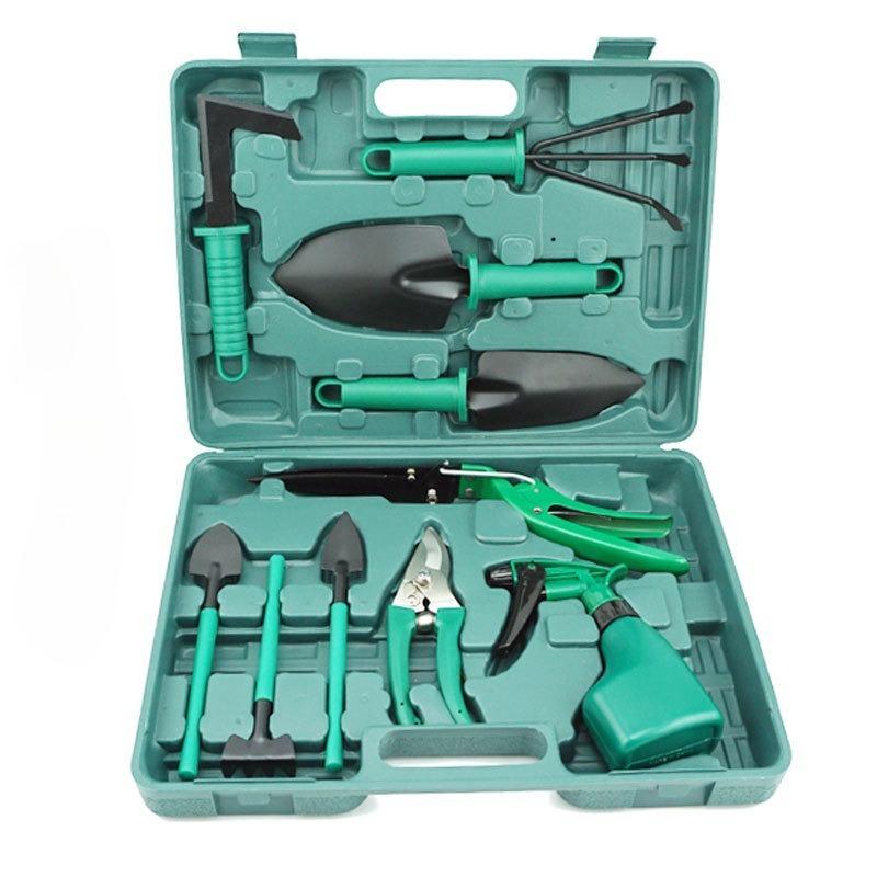 

Ten-piece Set of Gardening Tools, Garden Utensils, Shovels, Shears, Watering Cans, Multi-purpose Garden Supplies