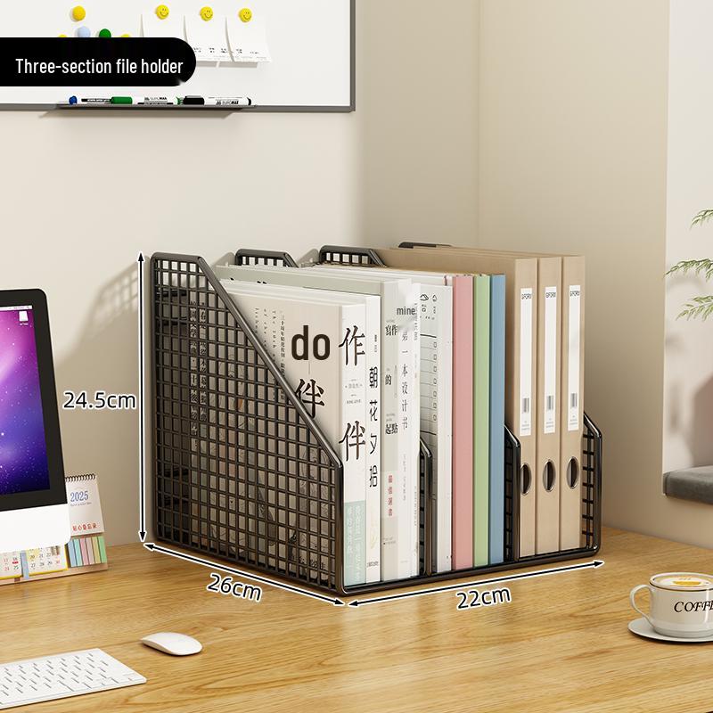 Multi-Layer Desktop File Organizer & Storage Rack