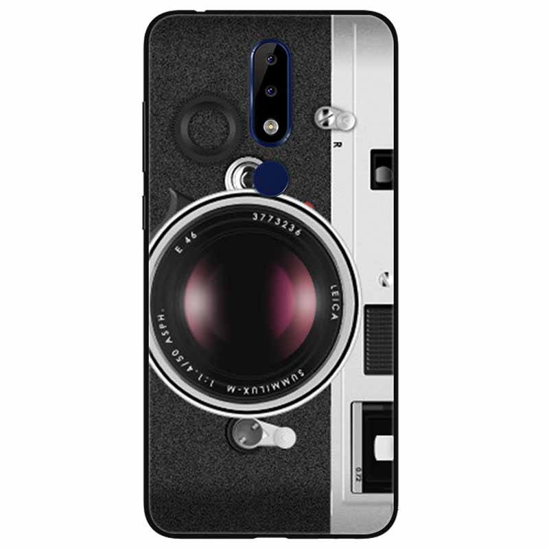 For Nokia 5.1 Plus Case Soft Silicone Cartoon Fashion TPU Phone Cases for Nokia X5 Cover 5.1Plus Cute for NokiaX5 Protective