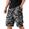 Pantaloncini Cargo Mimetici da Uomo con Vita Coulisse e Tasche Multiple Leggeri Resistenti Pantaloni da Lavoro per Esterno