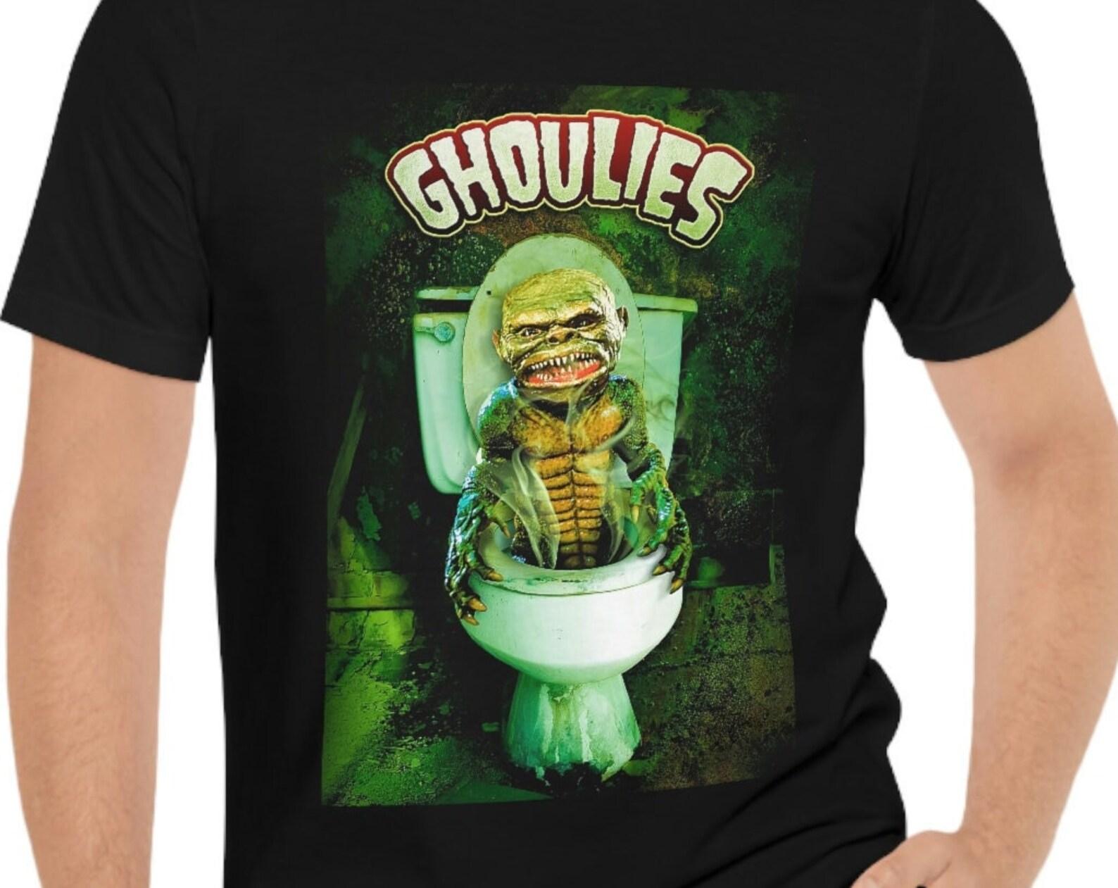 Ghoulies Movie T-Shirt Black Short Sleeve Tee 4XL