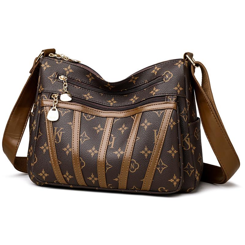 Premium One Shoulder Women's Bag 2025 Fashion Large Capacity Soft Leather Crossbody Bag Fashion Birthday Gift New