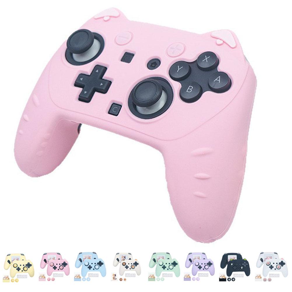 Cat Paw Silicone Soft Protector Sticker Rocker For Switch2 Cute Game Handle Shell Controller Thumb Stick Grip Cap Protector N8D9