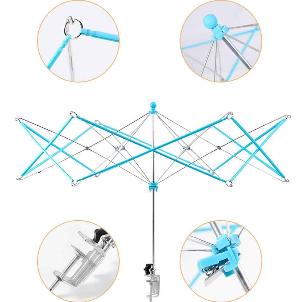 Umbrella Shape Swift Yarn Thread Fiber String Wool Winder Holder Hand Knitting Craft Tools For Patchwork DIY Accessories