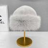 Warm Women'S Winter Hat Fluffy Fur Bucket Hat For Women Plush Fisherman Hat Thicken Cold Snowy Day Mongolian Hat