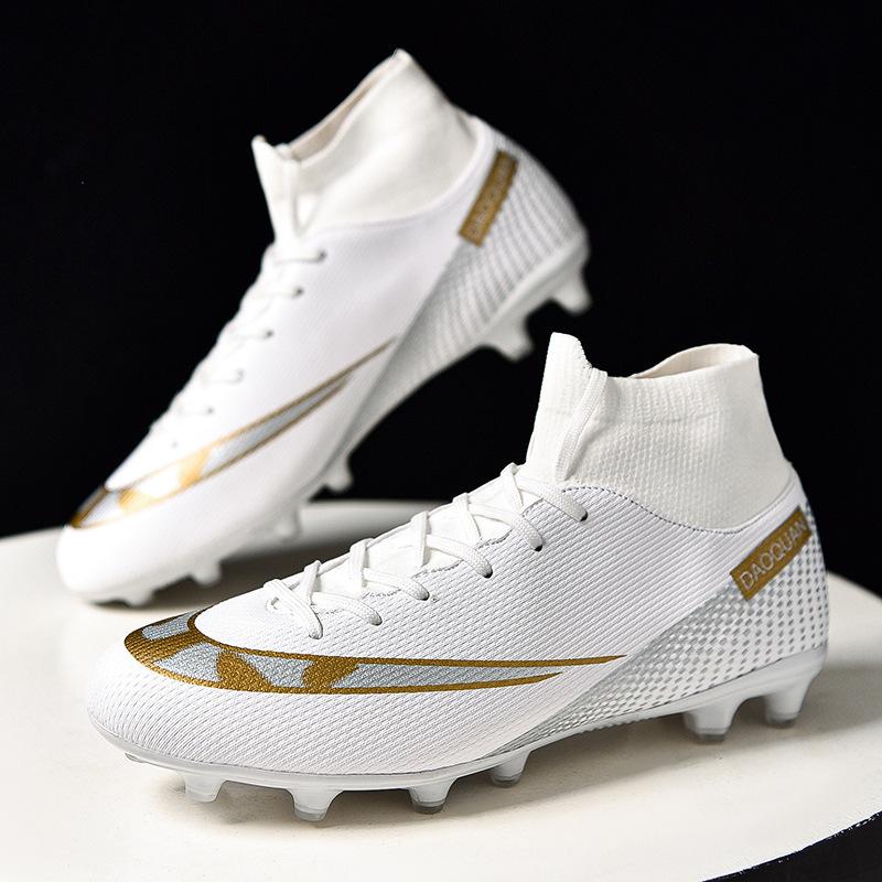 Training Shoes Men's Game 47 Student Football Shoes Broken Nails Large Size Sports High Top Shoes Spikes Teen