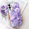 For Infinix Hot 12 Play 12i Cute Flower Butterfly Cat Painted Case For Infinix Hot12i 12Play Black Silicone Soft Phone Cases