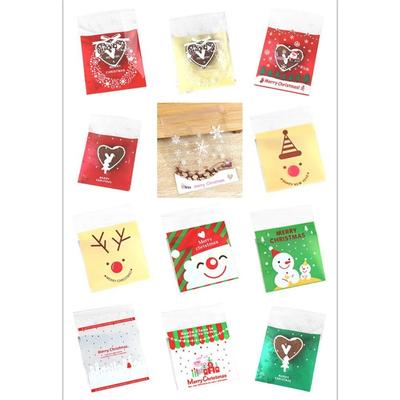 New Packaging Bags OPP Baking Christmas Gift Wedding Cookie Candy Plastic Bag