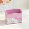 Hello Kitty Kuromi Cinnamoroll My Melody Pattern Foldable Desktop Storage Box For Makeup And Office Supplies