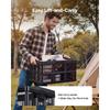 SucceBuy 45L Plastic Opvouwbare Opbergbakken 3 Pakken Houden 15 kg Per Bak Opvouwbaar met Handvatten Ruimtebesparend voor Huis Organiseren