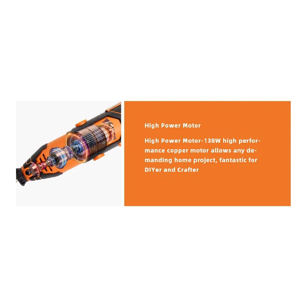 HILDA 200W Engraver Electric Drill Engraving Dremel Rotary Tool Machine New Style Variable Speed Mini Drill Power Tools