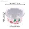 {MX} 10Pcs 125ml Christmas Aluminum Foil Tin Cup With Lids Reusable Pudding Cupcake Mold Air Fryer Baking Tray Tinfoil Cups