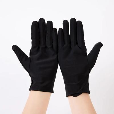 Herren Damen Lycra Modehandschuhe Etikette Stretchhandschuhe Fahrrad Motorrad Radfahren Outdoor Laufen Dünne Reiner Seide Futterhandschuhe