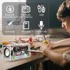DIY Bluetooth-Compatible Speaker Kit LED FM Radio USB Mini Home Sound Amplifier with Digital Display Soldering Project Practice