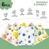 Swedish Dishcloths for Kitchen, 6 Pack, Reble Paper Towels Washable,Super Absorbent, Fast Dry Cleaning Cloths,Non-Scratch, No Odor, Biodegradable