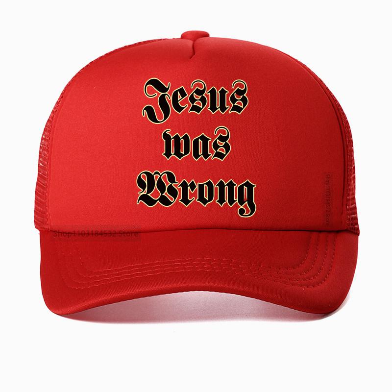 Jesus Was Wrong Little Miss Sunshine Baseball Cap Unisex Women Harajuku Casual Mesh Breathable Sports Hat Adjustable