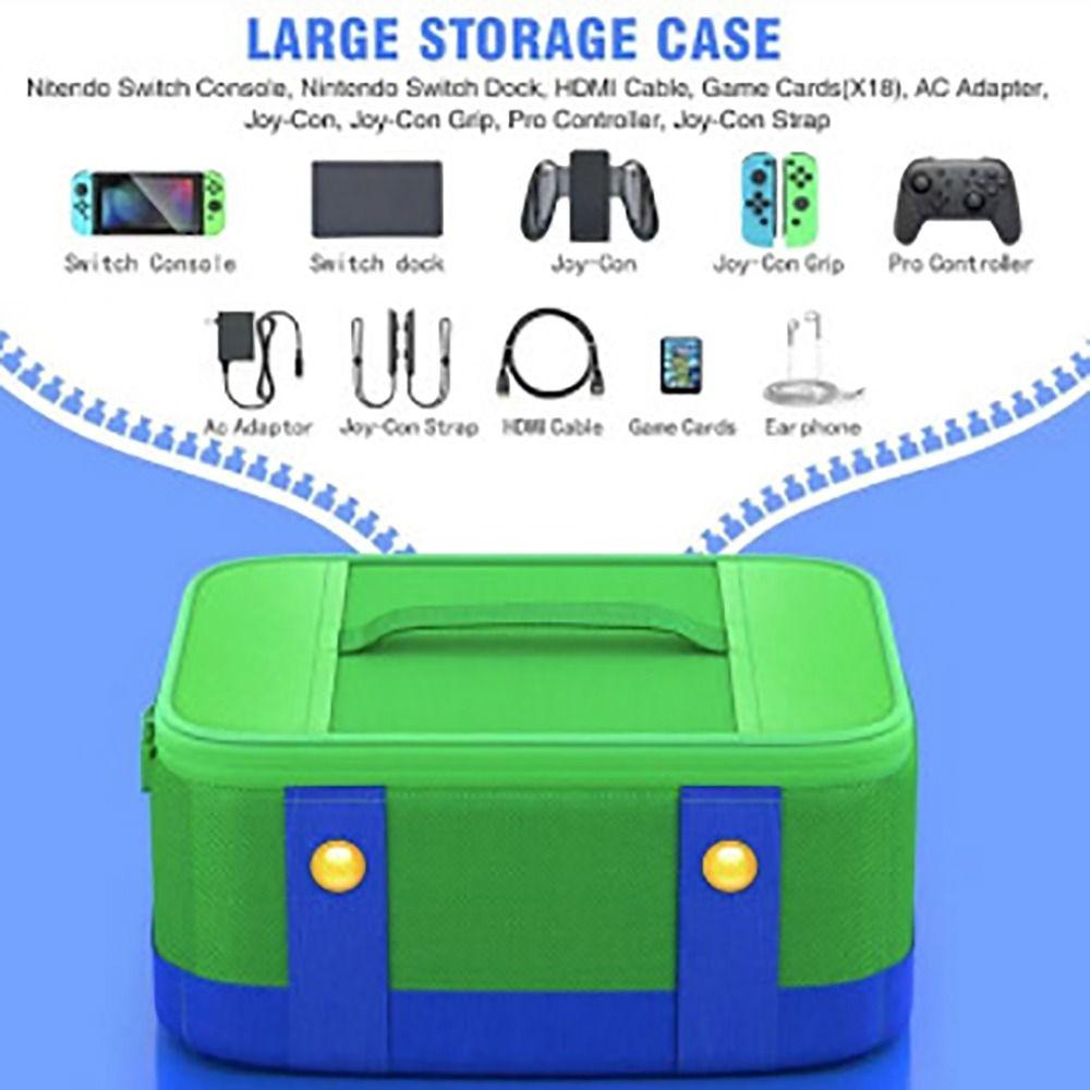 Large Capacity Storage Bag Portable Handbag New Carrying Protective Case for Nintendo Switch OLED