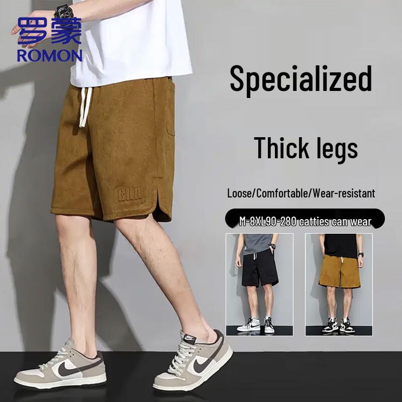 ROMON Men s Casual Summer Shorts 4XL