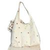 Fashionable Embroidered Flower Small and Fresh Large-capacity Casual Shopping Shoulder-strap Underarm Tote Bag