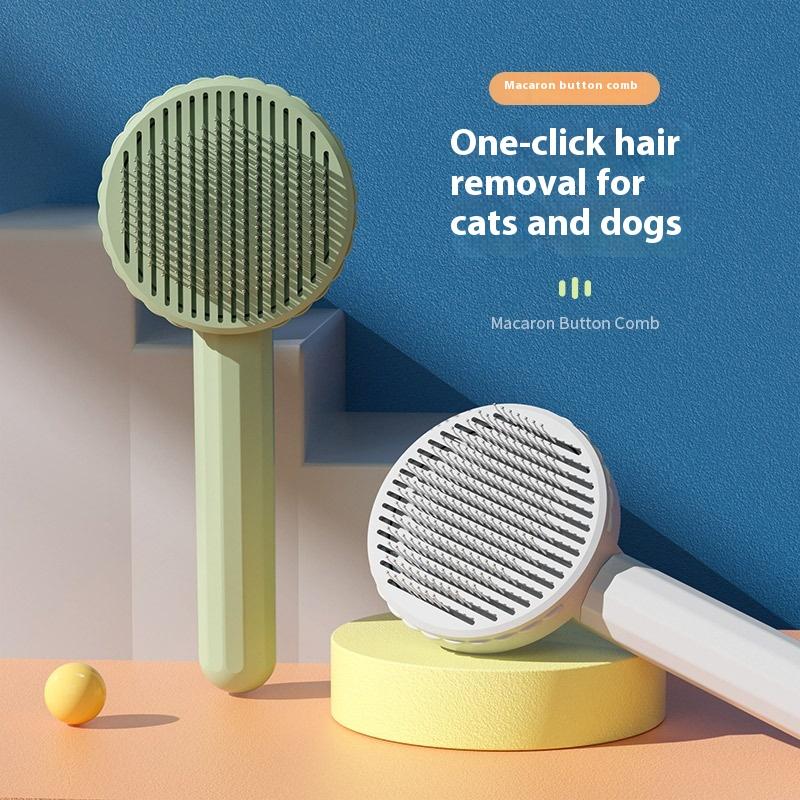 Pet Comb Removal Cleaning Grooming Brush Massage Grooming Brush Pet Cat Dog Hair Remover Combs Cat Dog Cleaning Care Supplies