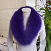 Real Fox Fur Collar For Women Winter Neck Keep Warm Scarves Men Fashion Luxury Genuine Coat Jacket Shawl Big Size