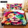 Lion Bedding Set Duvet Cover Set 3d Bedding Digital Printing Queen Size Bedding Set Fashion Design