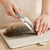 Fischschuppenentferner Messer Garnelenfaden Entferner Edelstahl Schaber für Fischreinigungswerkzeuge Fischhautbürste Zange Küchenpinzette