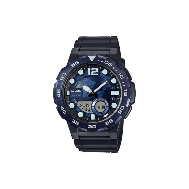 CASIO Men YOUTH 52.5mm Black Watch AEQ-100W-2A AEQ-100W-2A Black Strap