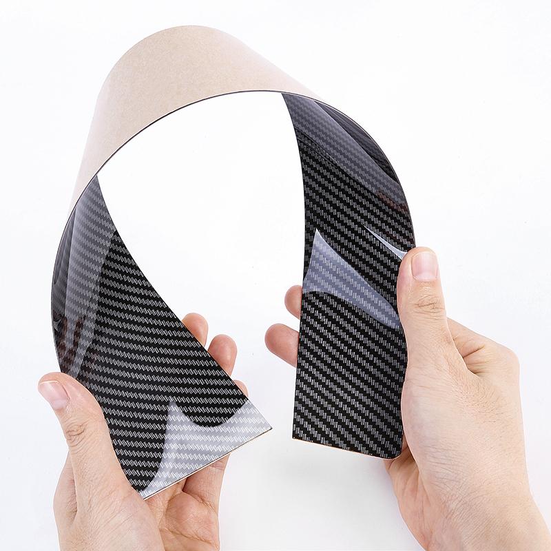 Autocollants de revêtement d'habillage de porte de poteaux de voiture, 8 pièces, pour Mazda Axela 2019 2020 2021 2022 2023, accessoires de style en Fiber de carbone