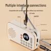 Rechargeable Outdoor Multi-Portable Speaker Radio with Digital Song Selection for Young Listeners