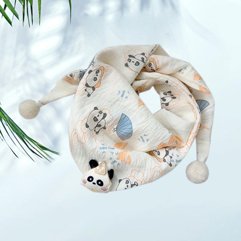 2025 Cute Children's Triangle Scarf - Warm & Versatile Neck Warmer for Autumn & Winter