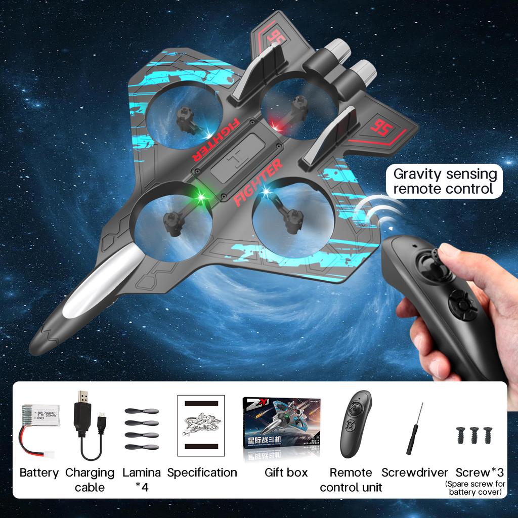 Durable and Crash-Resistant Fixed Wing Remote Control Toy for Children